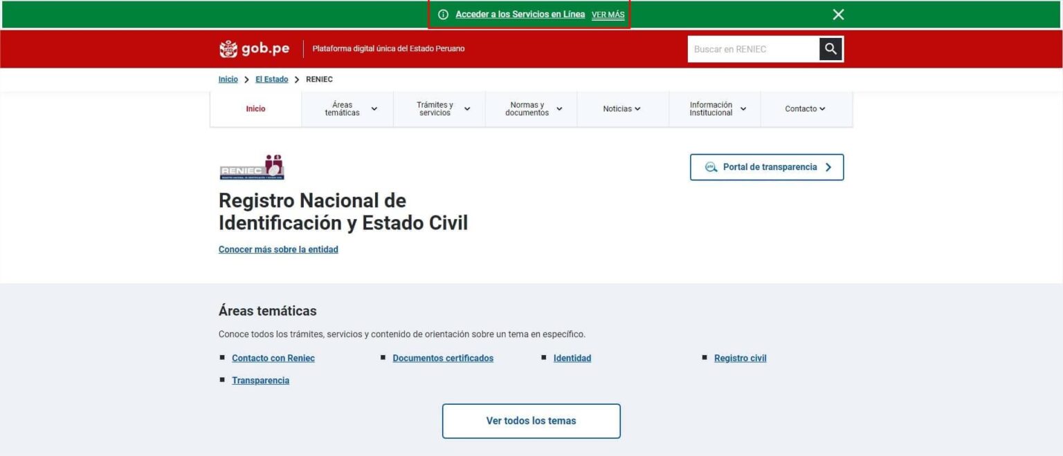 Hoja Reniec ᐈ Solicitar Certificado de Inscripción C4 RENIEC | Formularios Perú