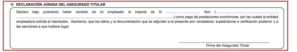Formulario 8001 Declaración Jurada