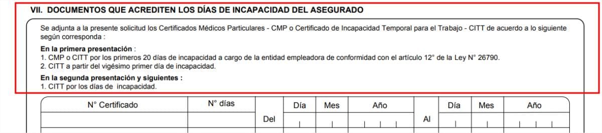 Formulario 8001 Documentos Adjuntos